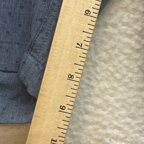 FootJoy Shorts Mens 38 Blue Dotted Golf Preppy Chino Performance FJ Flat Front - Picture 11 of 12